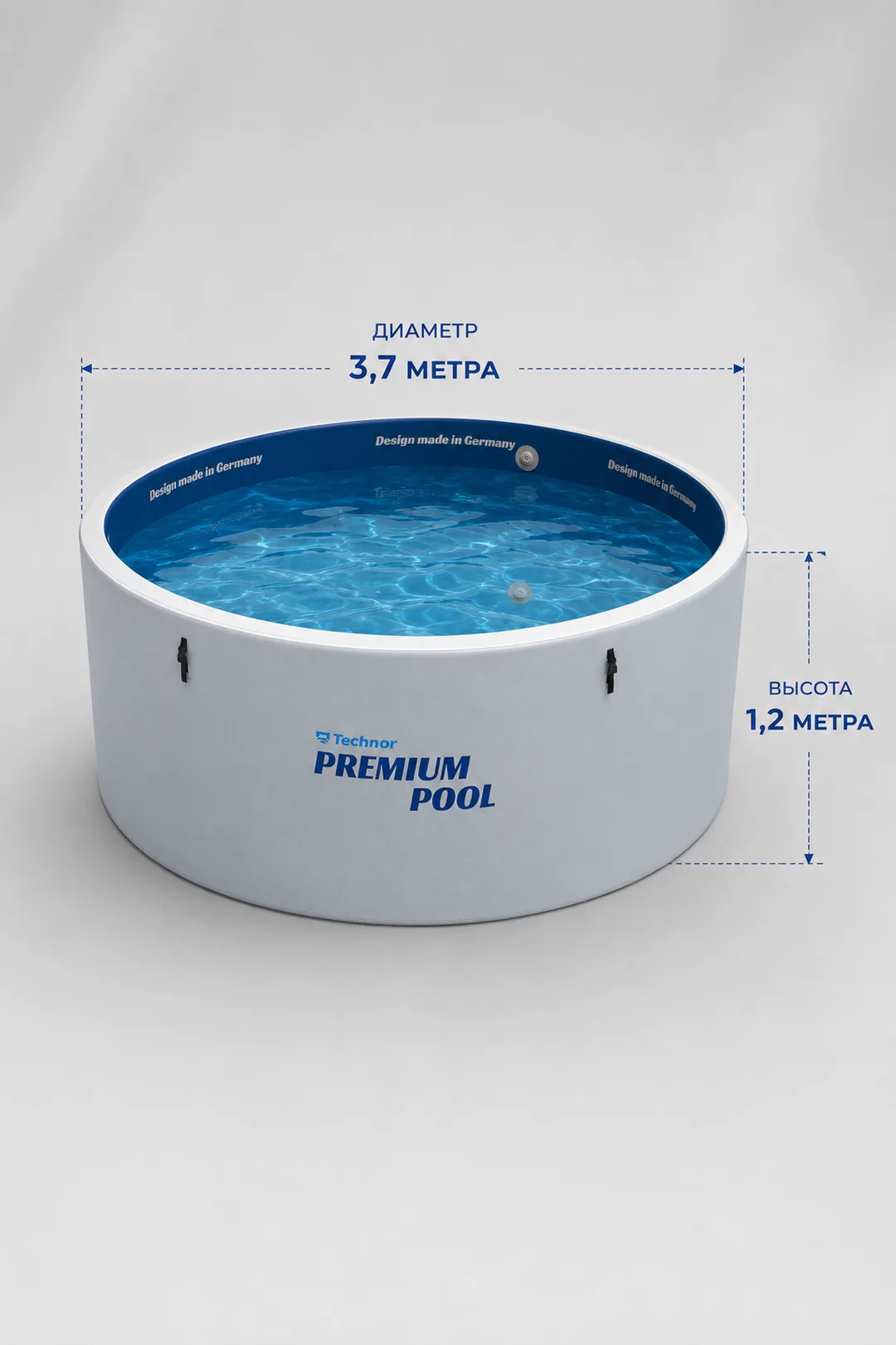 Круглый сап-бассейн Technor 3,7 × 1,2 м
